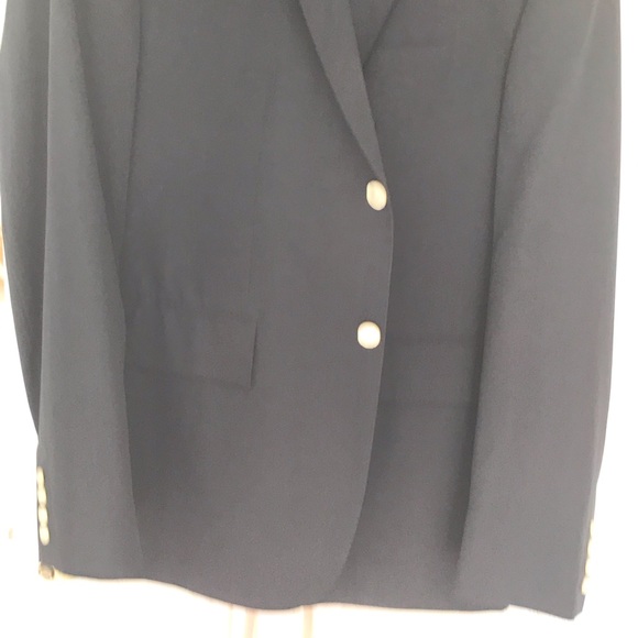New NAVY BLUE Club Monaco blazer w/white buttons - Picture 8 of 9